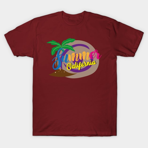 Summer California T-Shirt by slawers